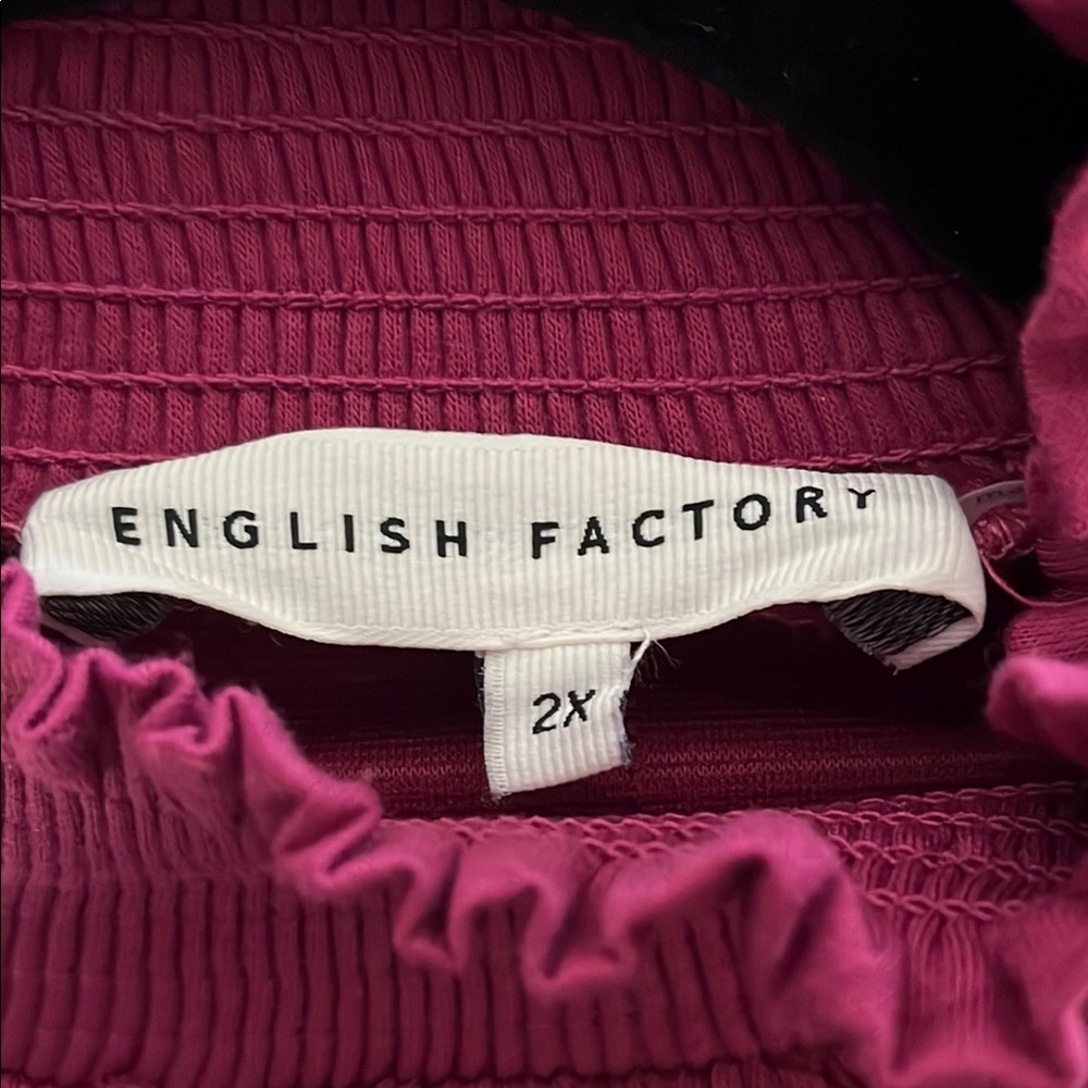 Pink Ruffled Puff Sleeve Blouse - Picture 2 of 5